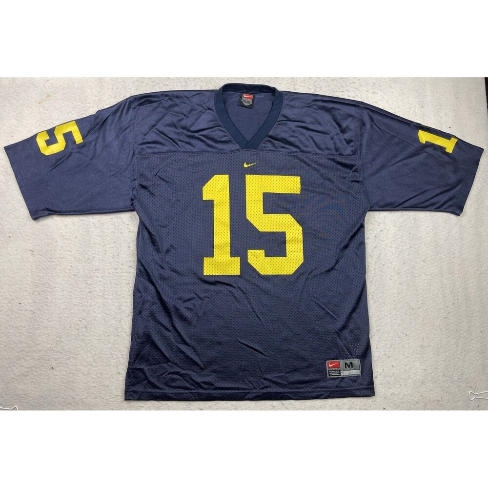 Vintage Michigan Wolverines Men’s Medium Nike Football Jersey Steve Breaston #15